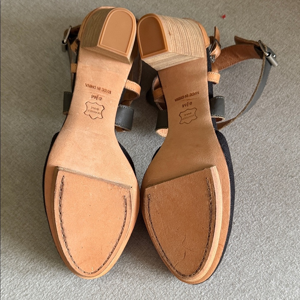 Stylish Black, Navy and Tan Women's Shoes - Picture 6 of 16